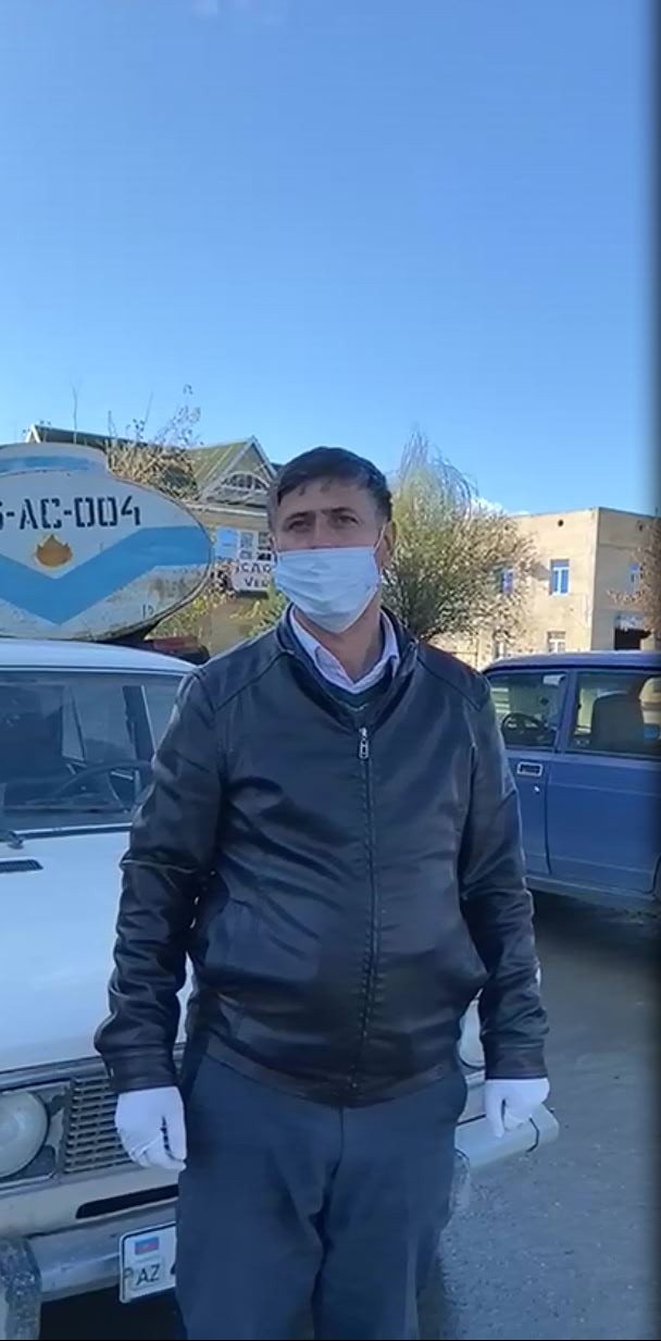 Polis 4 koronovirus xəstəsini küçədə tutdu - FOTOLAR